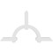 Ekena Millwork Ericson Architectural Grade PVC Gable Bracket, 60"W x 35"H x 2"D x 4"F, 14/12 Pitch GBP060X35X0204ERI00 - alternate 3
